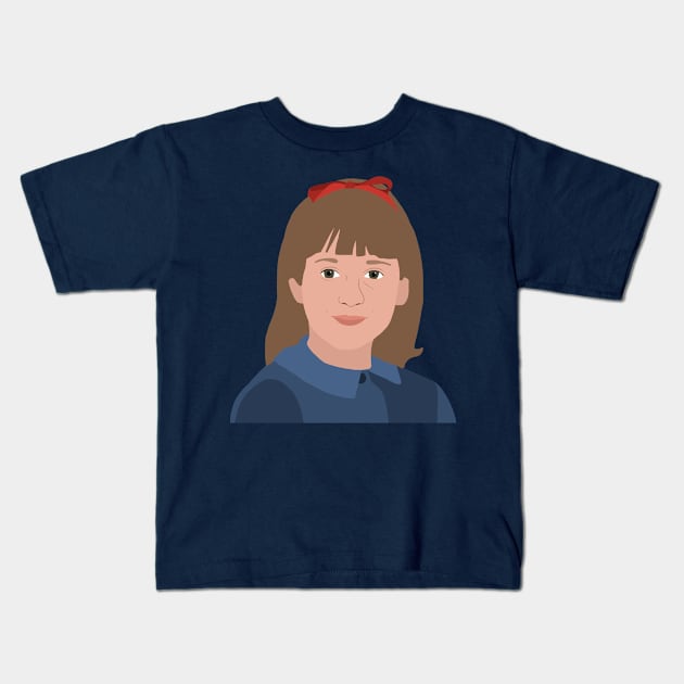 Matilda Kids T-Shirt by ElviaMontemayor